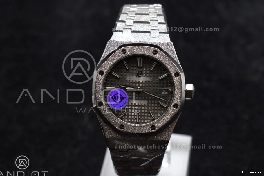 37mm APSF SS Royal 1:1 SA3120 SS Grey 1031 Super on Bracelet Best Dial Oak Frosted Clone Lightweight Textured 15454 Edition 1230